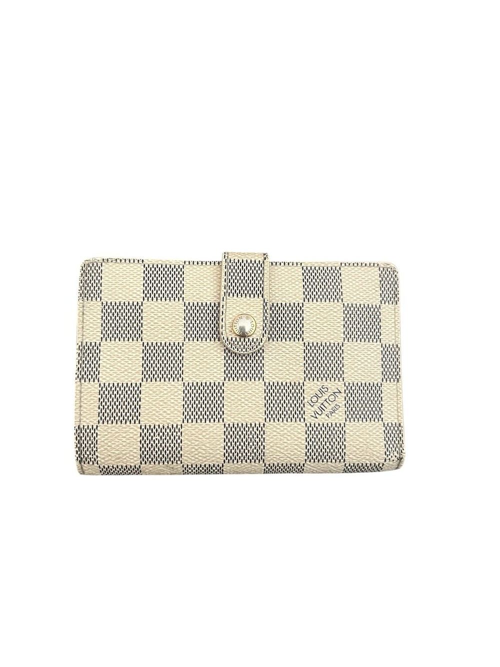 LOUIS VUITTON Damier Azur Portefeuille Viennois Kisslock Wallet - Picture 1 of 14